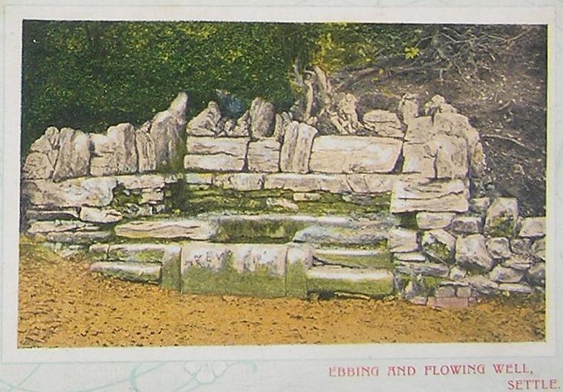 Early postcard of this famous well