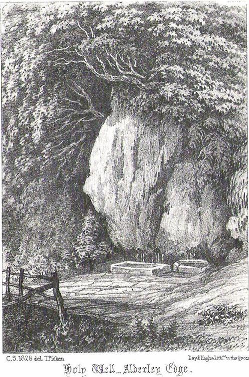 Alderley Edge's Holy Well in 1828