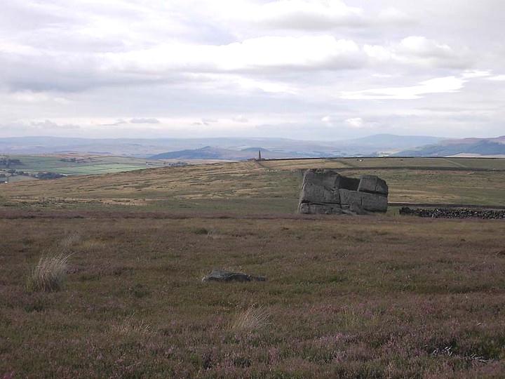 The Hitching Stone, looking north