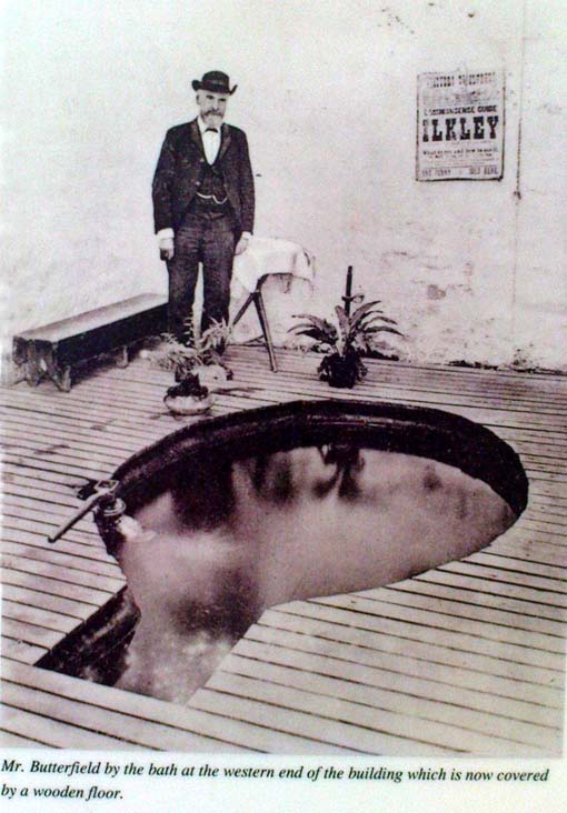 Rare photo of William Butterfield (the old keeper of White Wells), who reported seeing 'little-people' here