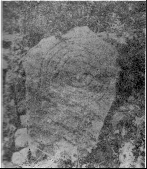 Only known photo of the stone