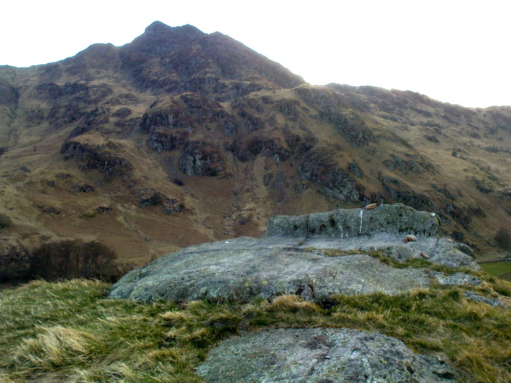 The rocky bed or 'chair' of St Fillan