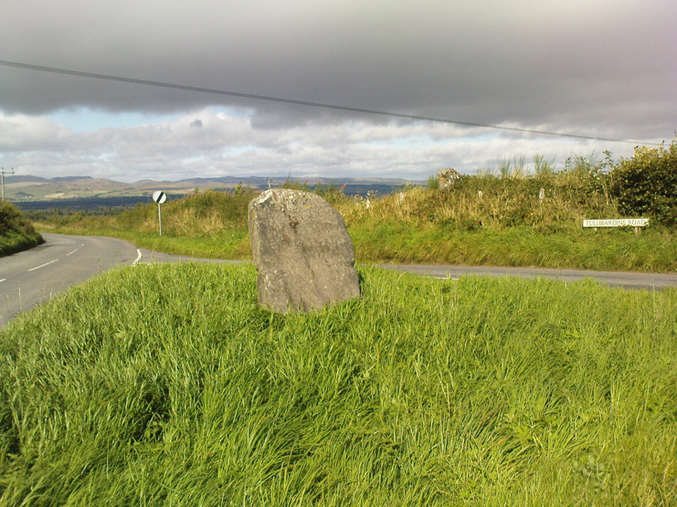 Easthill stone at the roadside