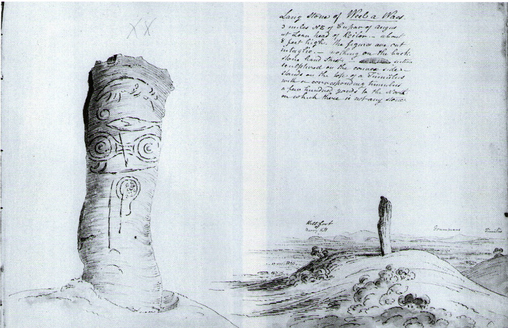 W.J. Skene's 1832 drawing