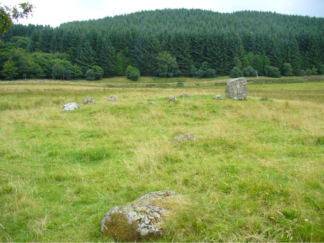 Remains of possible avenue, from the Esk to the Stanes