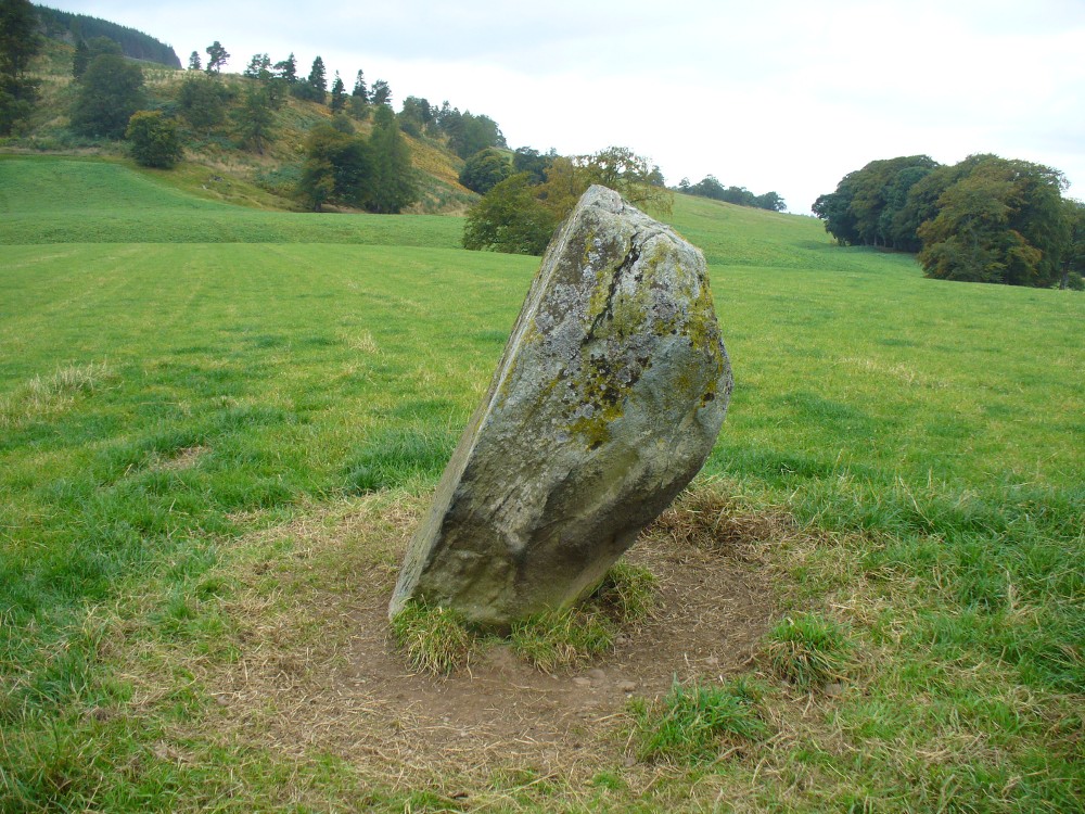 The southern flat face of the Witches Stone