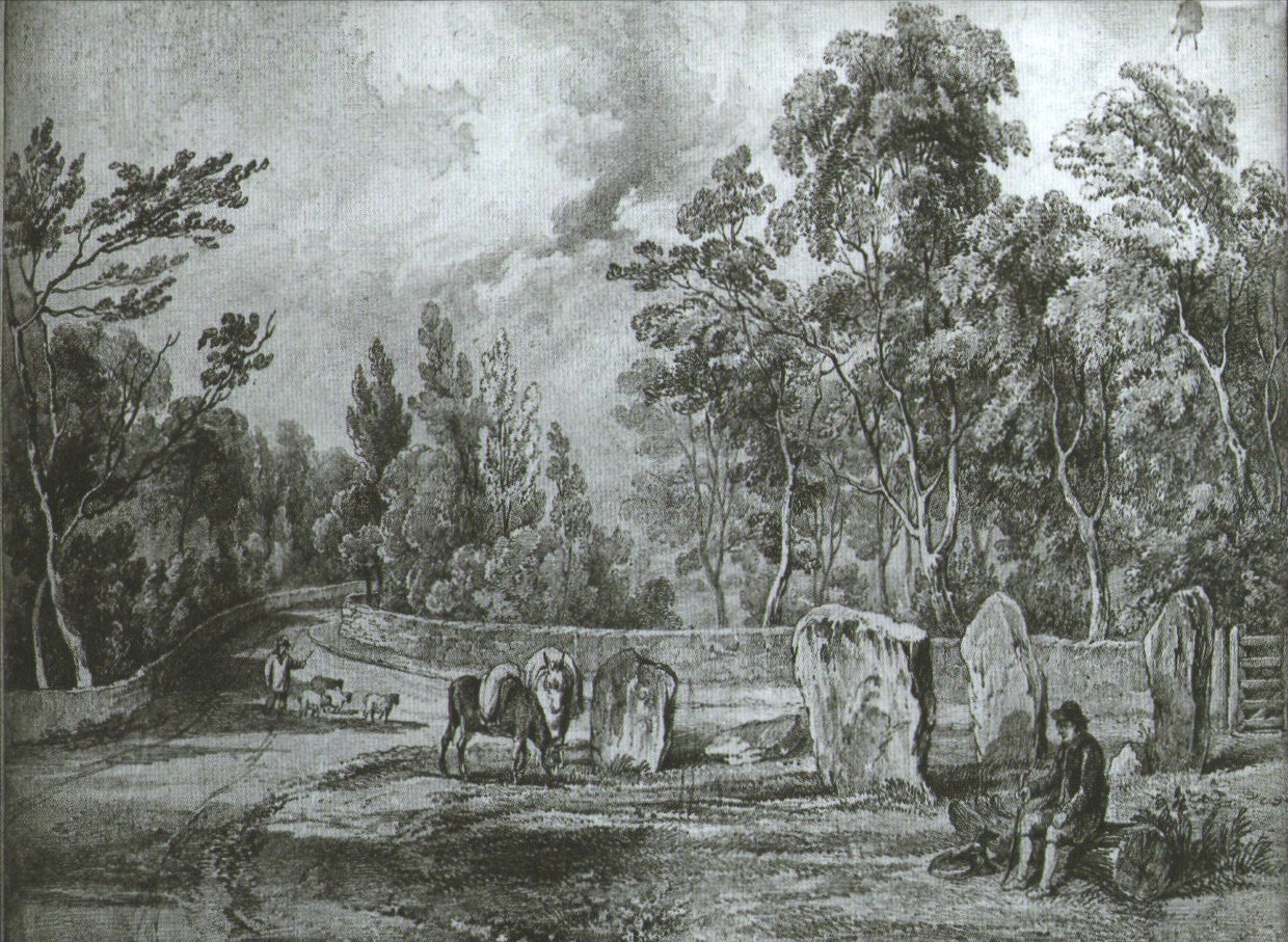 The Calderstones in 1840