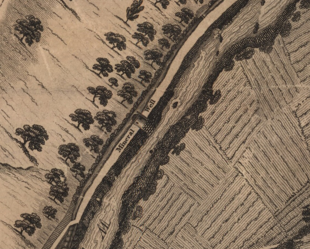 St Bernards Well on the 1819 Kirlands map