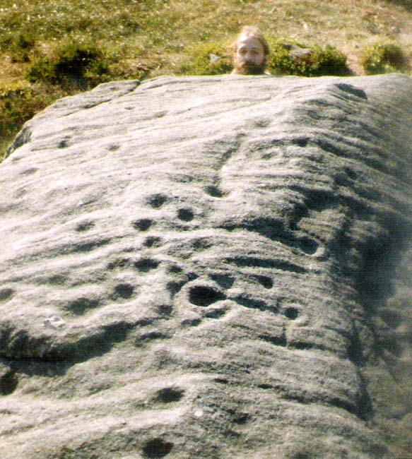 Haystack Rock, with crushed man underneath