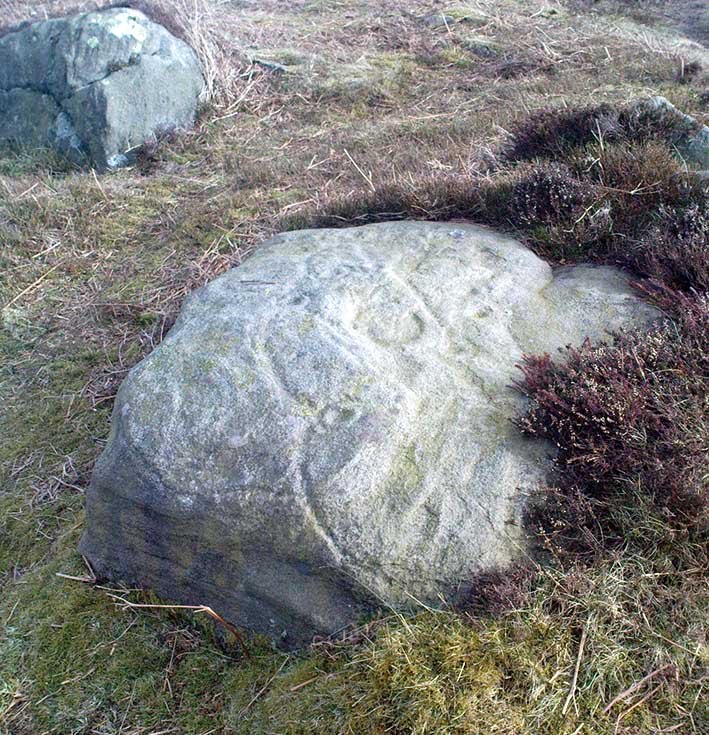 Map Stone, looking east