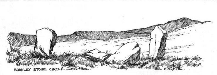 Druid's Altar, Bordley (drawing by Neil Wingate, 1976)