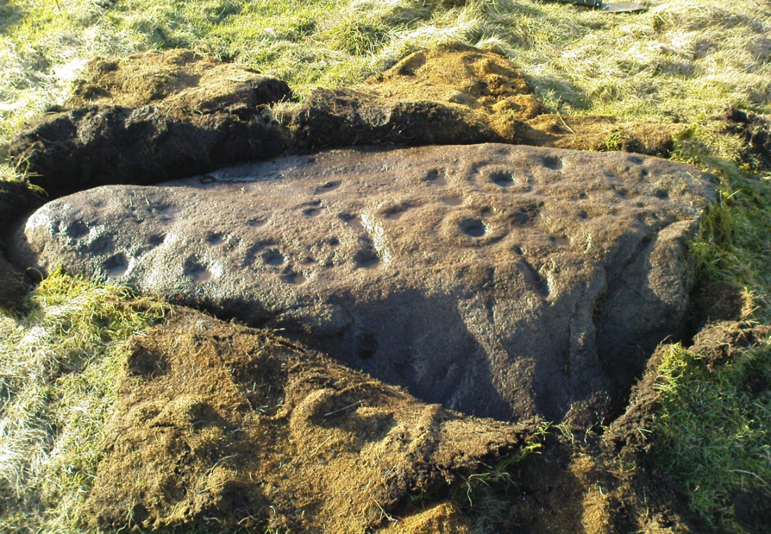 Fraggle Rock carving, looking west