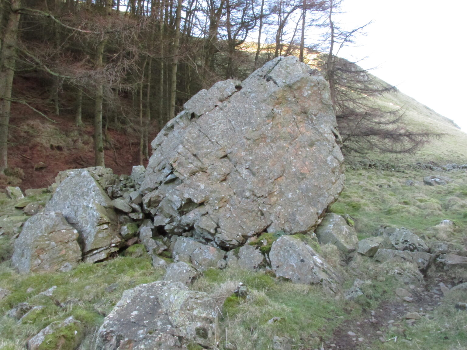 Leap Rocks Giant’s Leap & Rock, Black Hill, Abernyte, Perthshire.